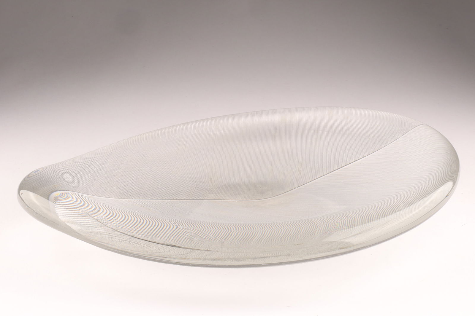 LARGE ICONIC Modernist Tapio Wirkkala Iittala Finland large ‘comb-cut’ leaf dish (1 of 6)