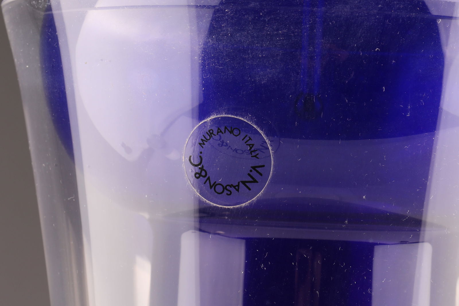 STRIKING VINCENZO NASON MURANO 3-PART DECANTER VINTAGE ITALIAN ART GLASS BARWARE 1980s - 6