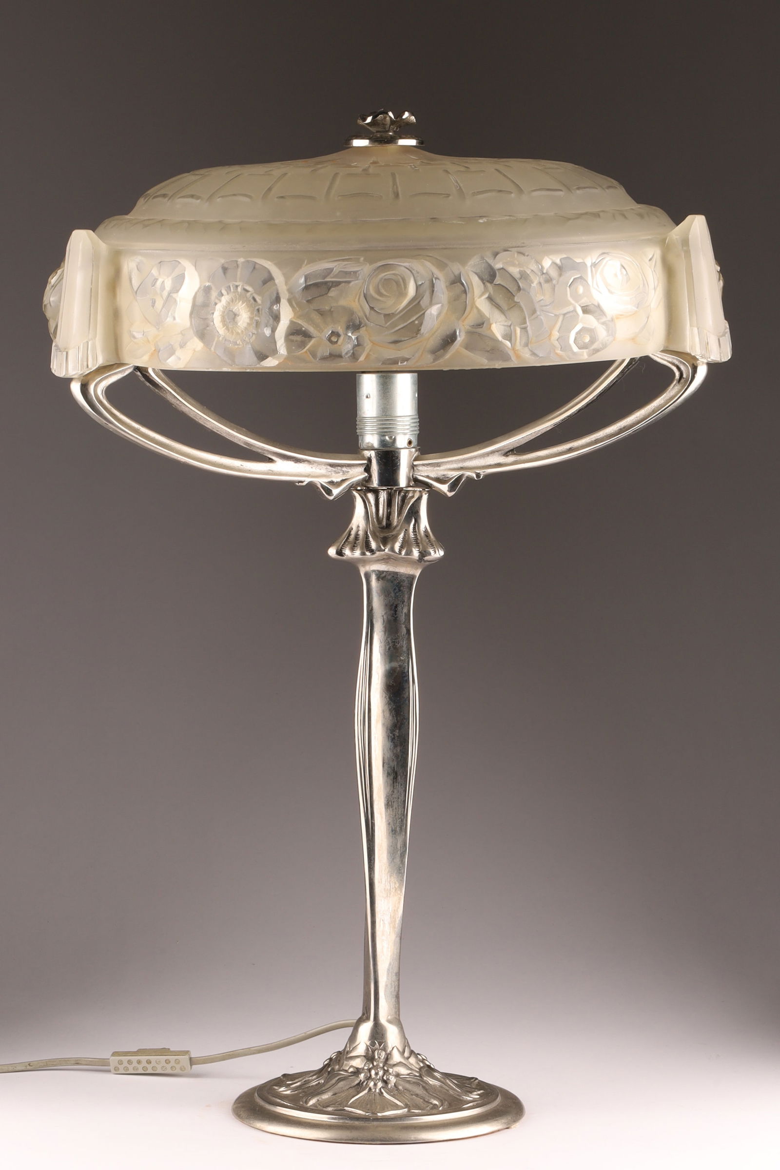 Art Deco Sabino Art Glass Shade Table Lamp (1 of 12)