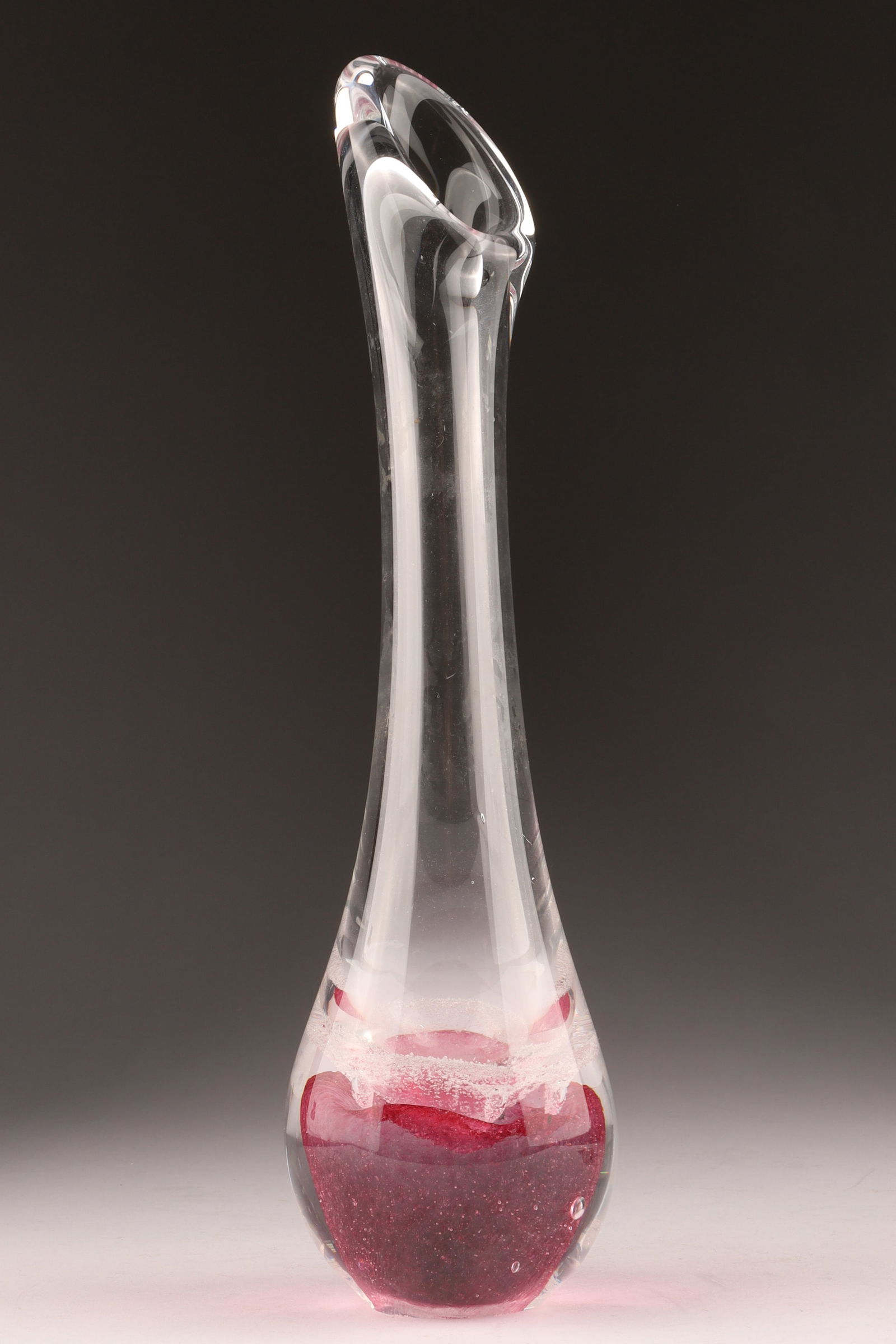 Murano Art Glass Sommerso Solifleur Bud Vase (1 of 5)