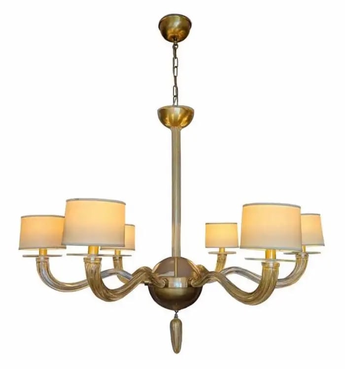 Barbara Barry Baker Murano Signature Chandelier (1 of 8)