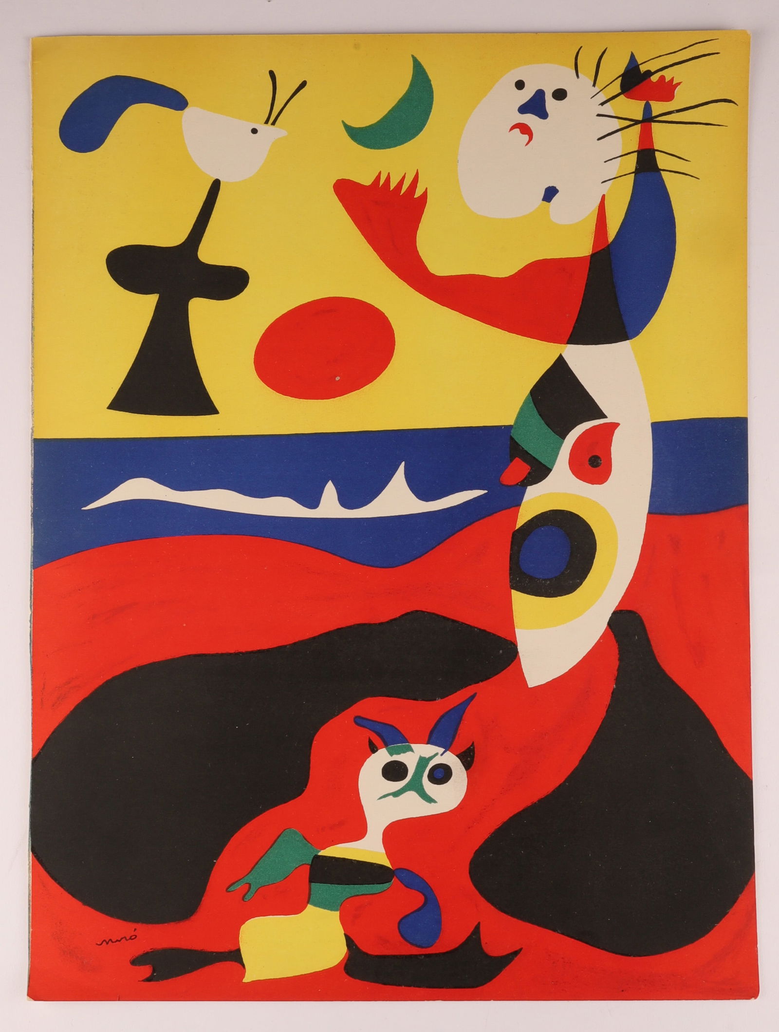 Joan Miro, L’Ete (Summer), 1938 Pochoir in Colors, Verve by Teriade, Paris (1 of 7)