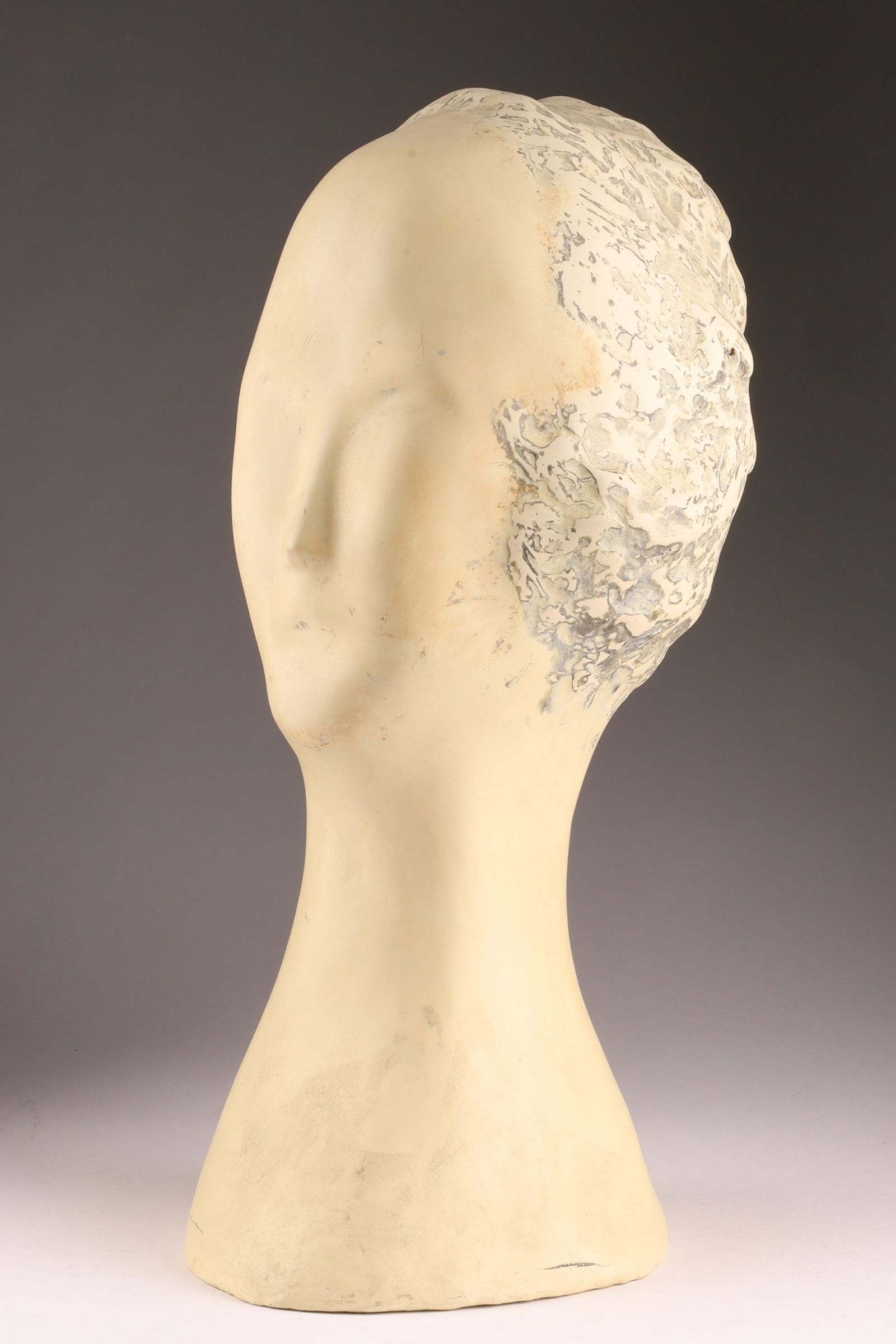 Modernist Molded Female Bust Mannequin (1 of 6)