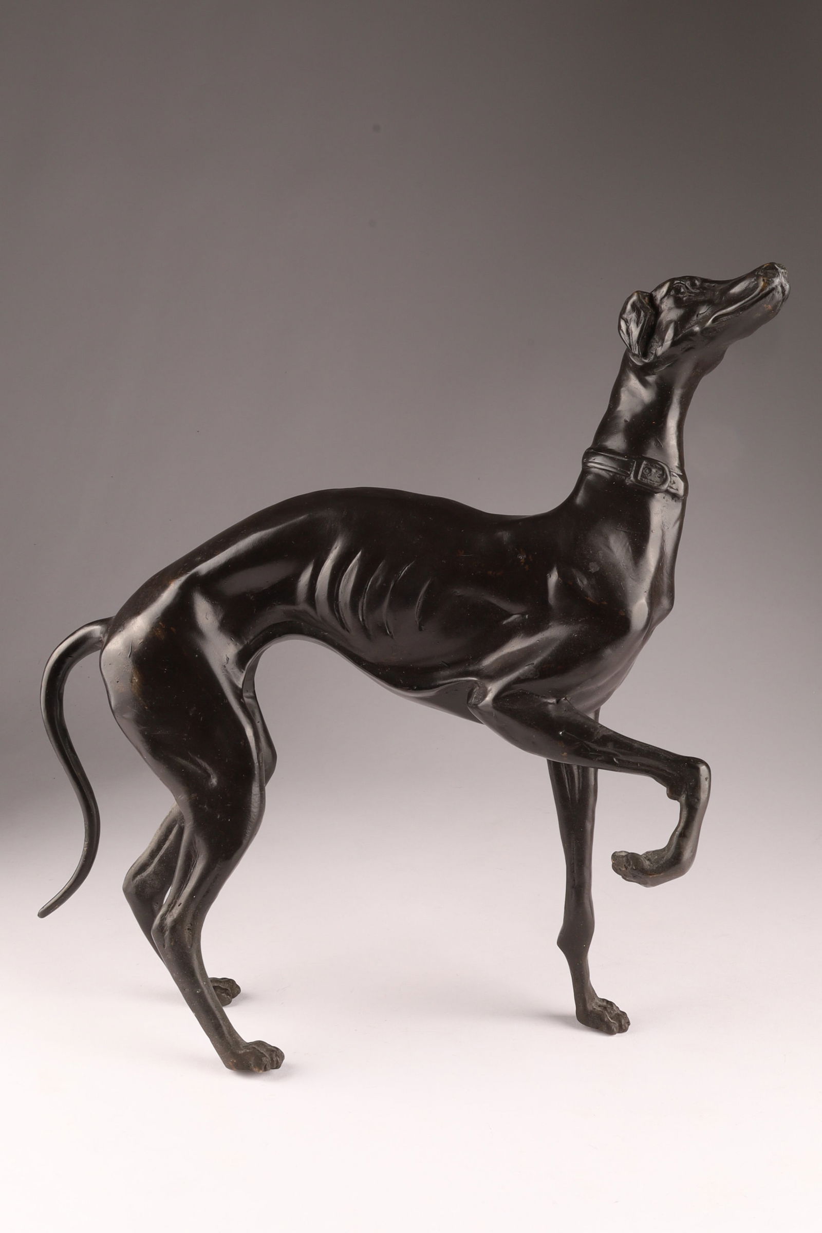 Mid Century Cast Bronze Whippet Greyhound Dog Sculpture (1 of 10)