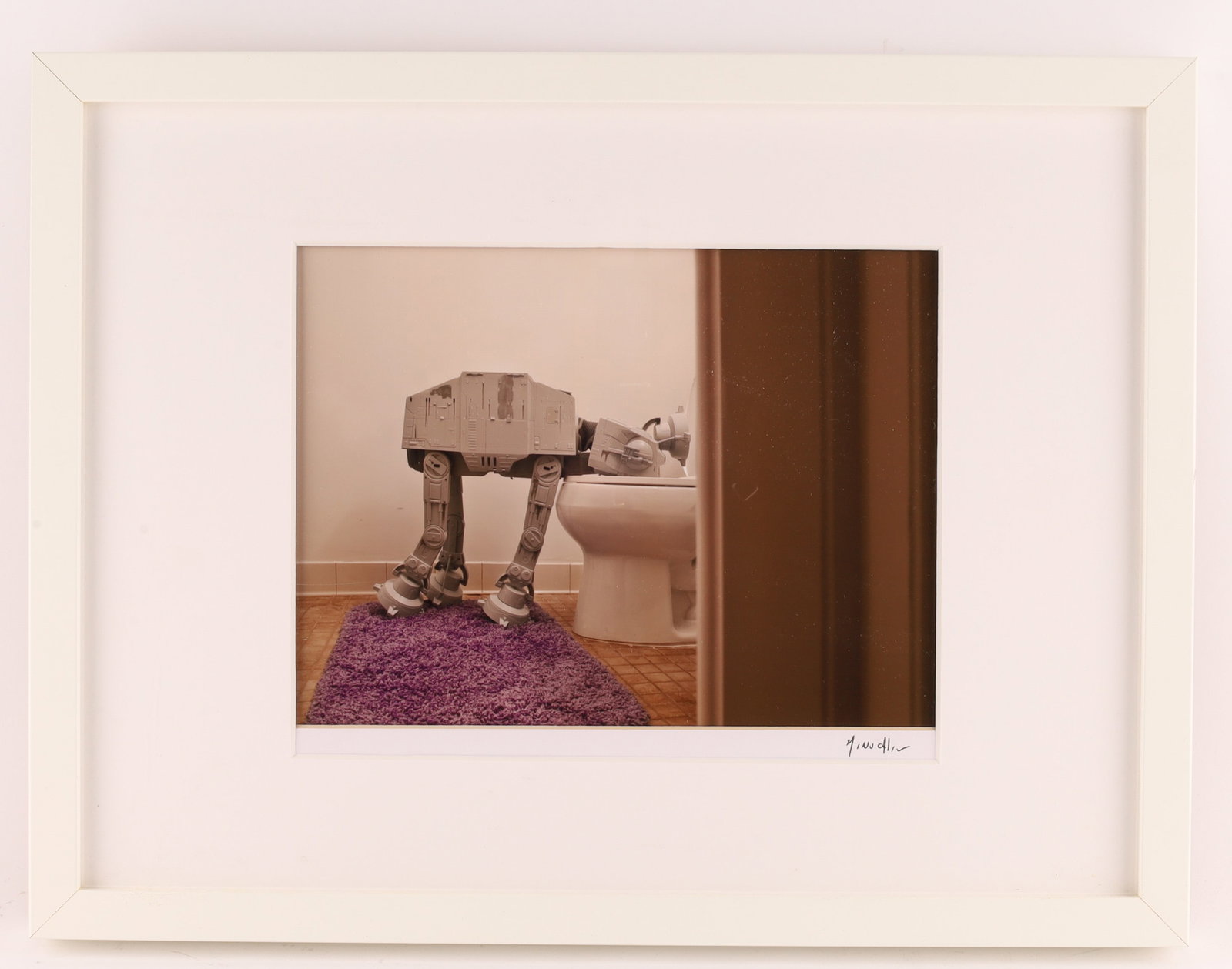Marcos Minuchin Signed Digital Print, Star Wars AT-AT Walker (1 of 5)
