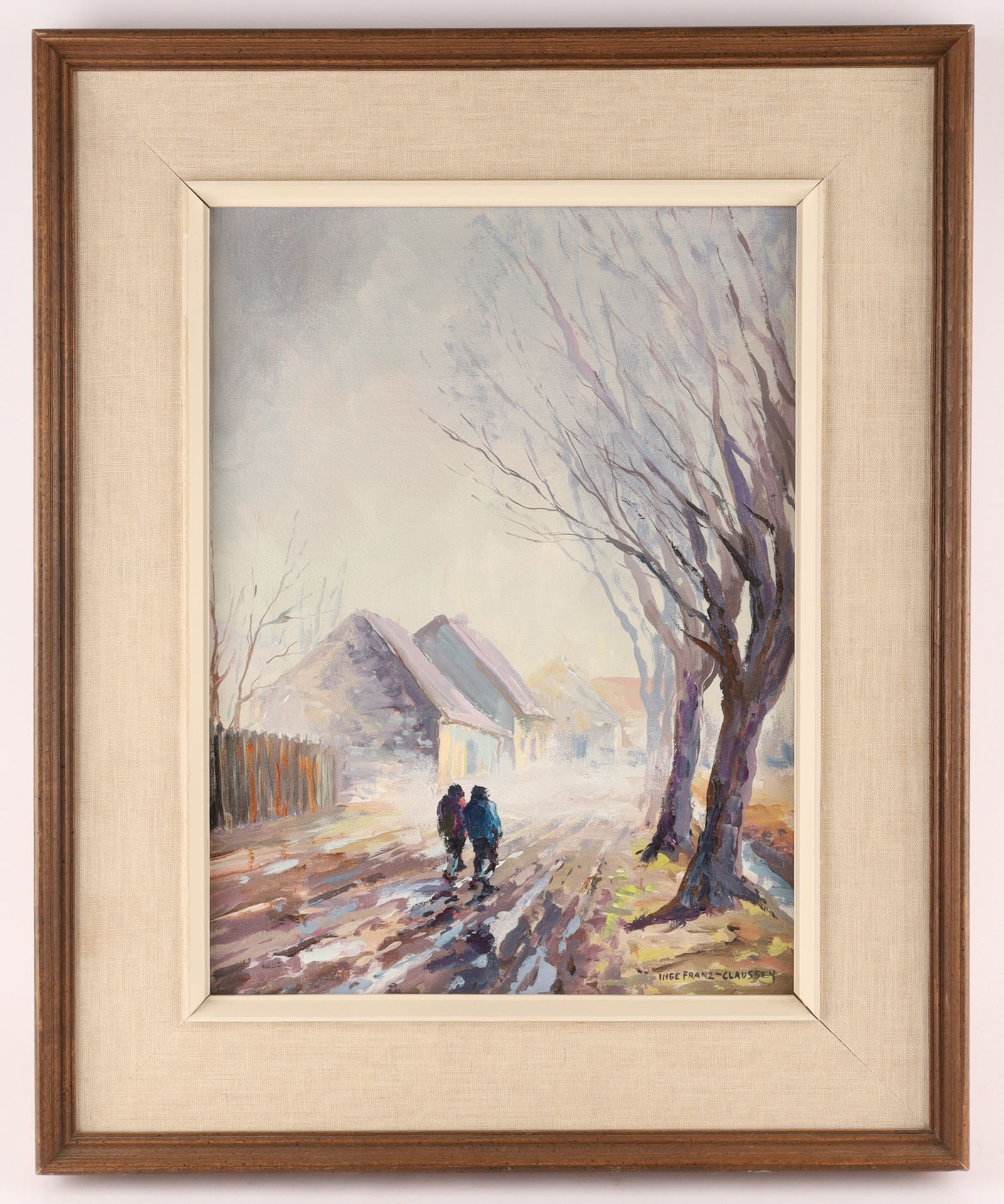 Inge Franz-Claussen (Canadian, b.1939) Oil on Canvas, November Landscape (1 of 6)