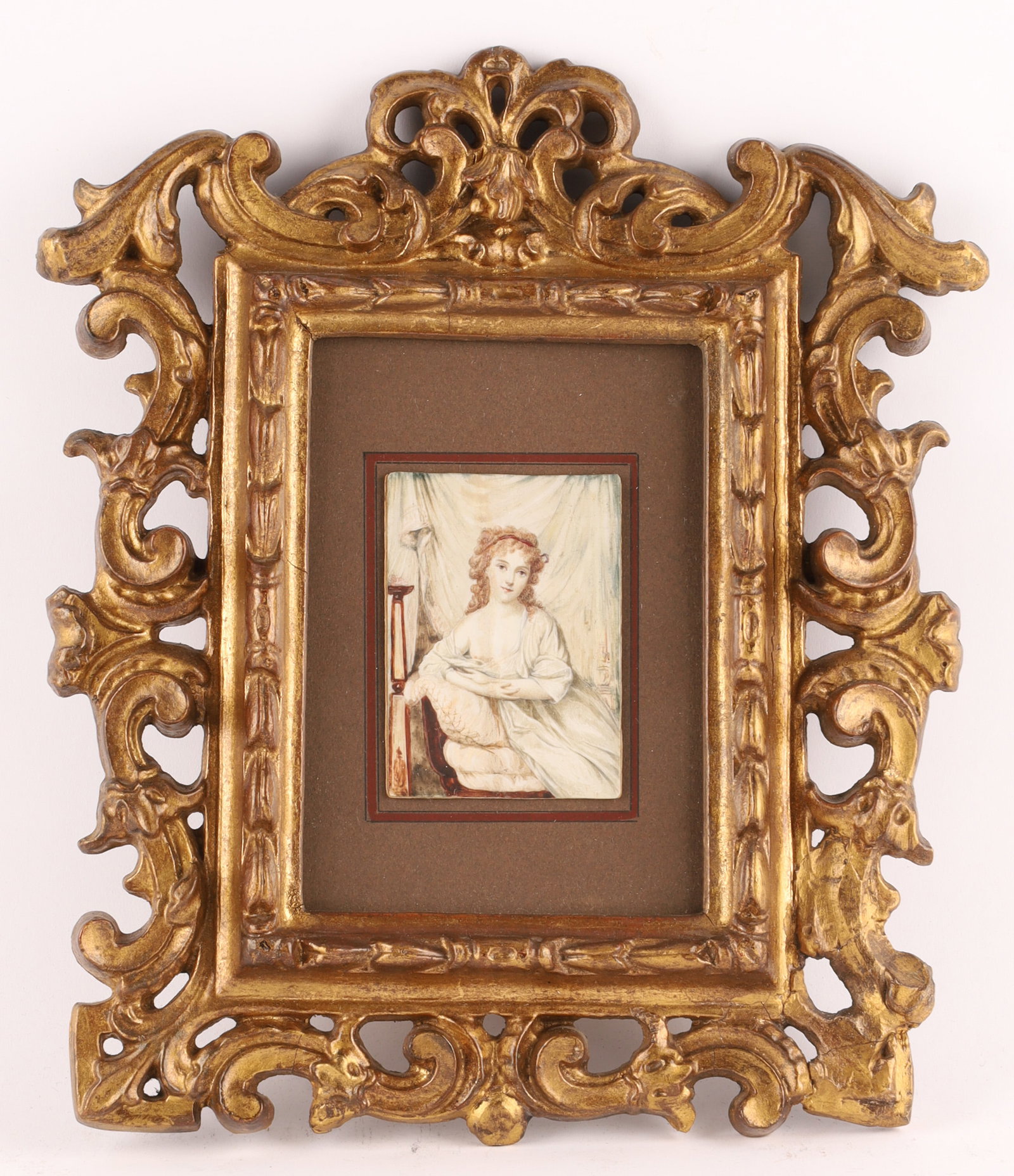 De Mons (French, active c.1780–1815), Portrait Miniature of Mme de Saint-Aubin (1 of 9)