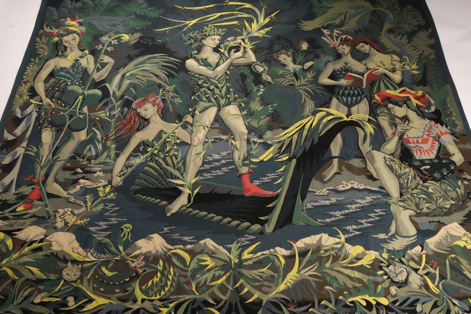 Lucien COUTAUD (French, 1904-1977) Orpheus and the Muses Tapestry (1 of 15)