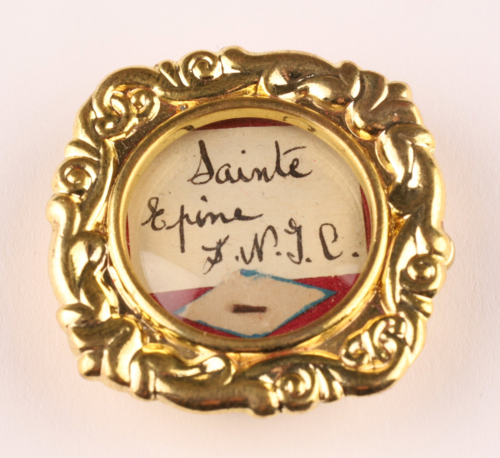 Antique French reliquary Holy Crown of Thorns Jesus Christ (1 of 3)