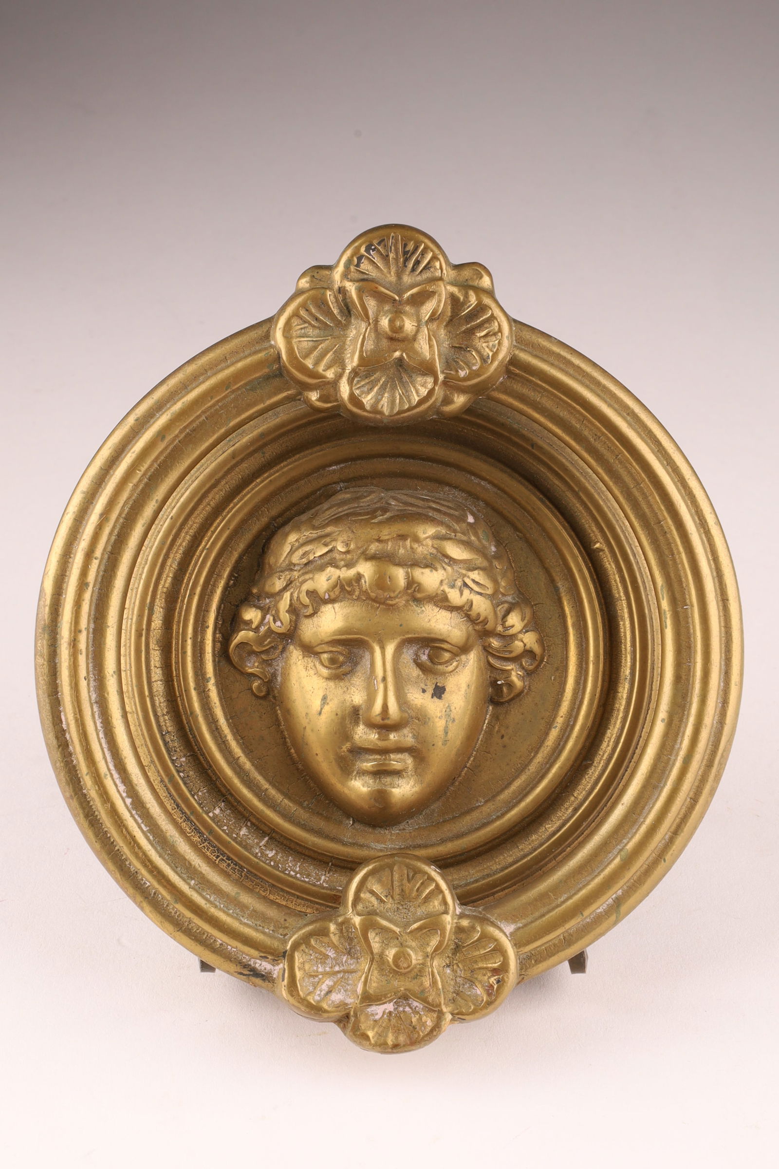 Antique Brass Classical Roman Style Door Knocker / Clutch (1 of 6)