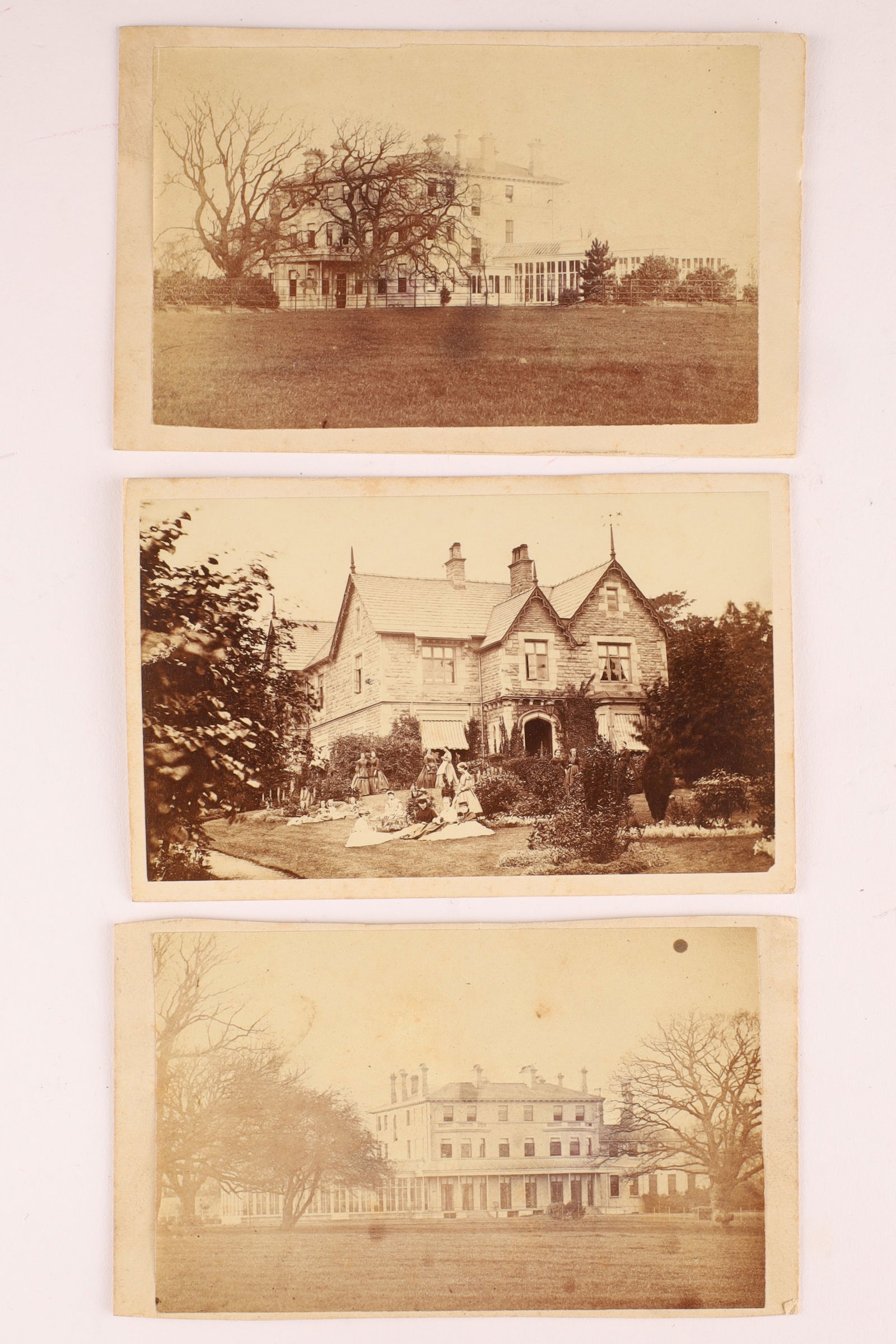 Lot of Three Architectural Photographs Victorian Mansions (1 of 6)