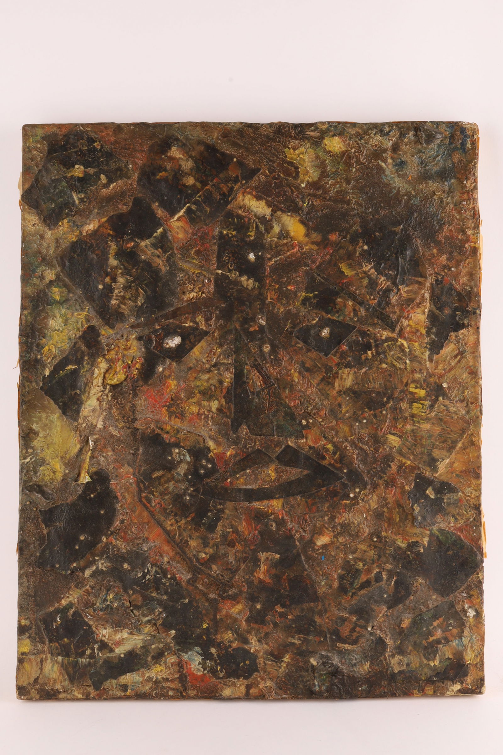 Yves Bergeron (Montreal, b.1945) L’Homme et Masque No. 3, 1965 Impasto Mixed Media (1 of 9)