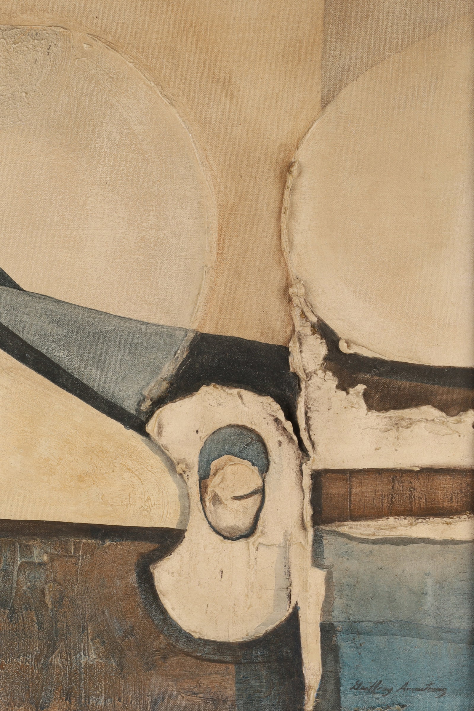Geoffrey David Armstrong (Canadian, 1928-2018) Mixed Media on canvas, Abstract Composition (1 of 8)