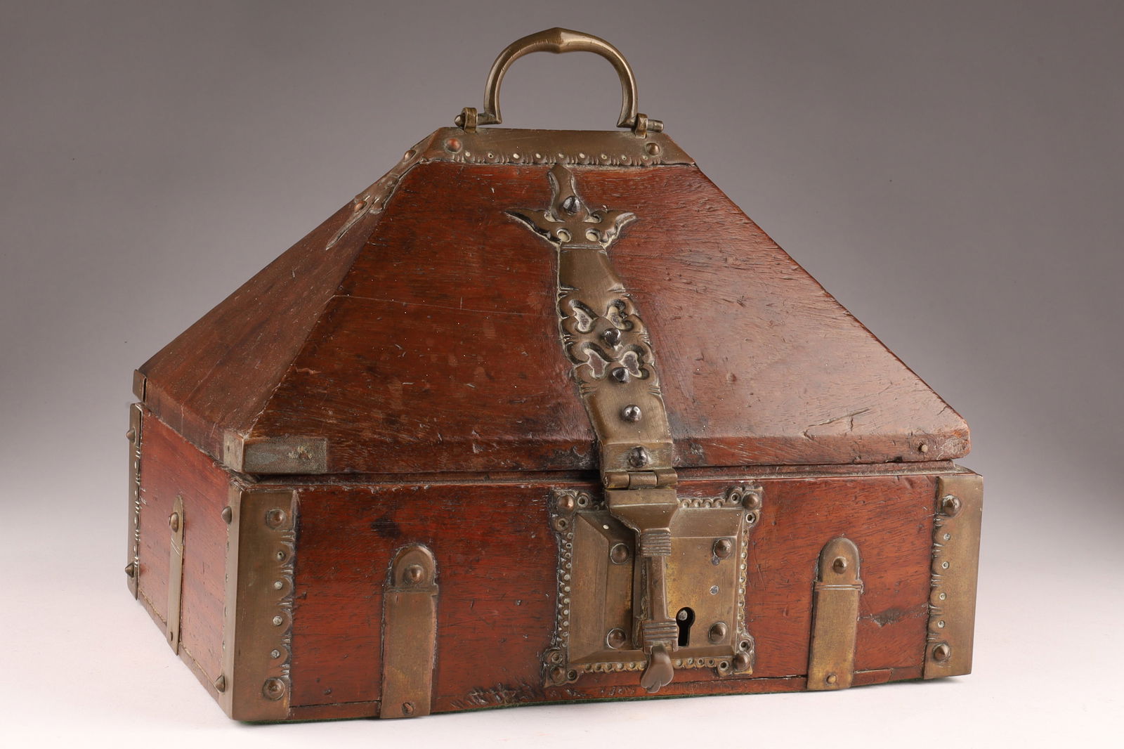 Antique 19th C. India Kerala Style Nettur Petti Dowry Wedding Box (1 of 10)