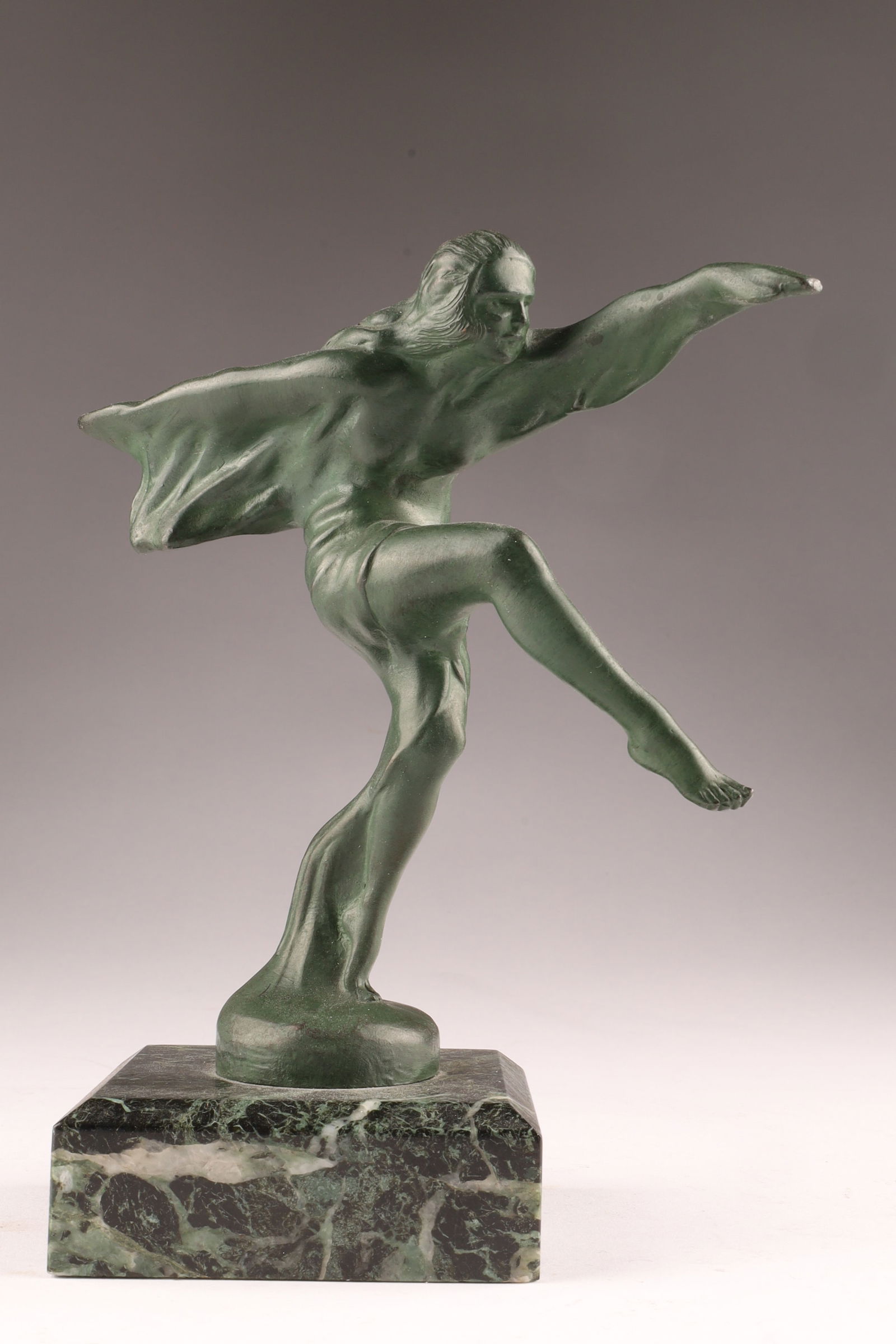 Max Le Verrier (French, 1891-1973), Art Deco Sculpture of a Flapper, Sadi (1 of 9)