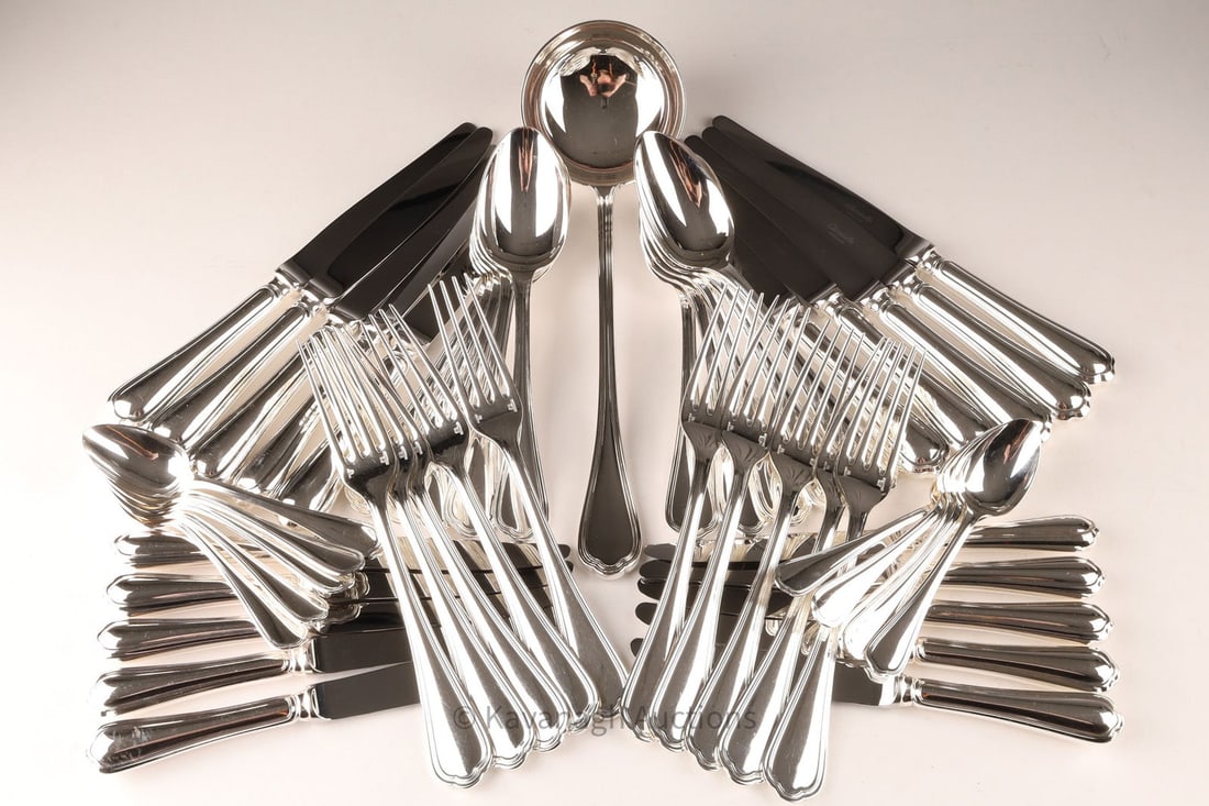 51 Pcs Christofle Flatware Spatours Service for 10 (1 of 6)