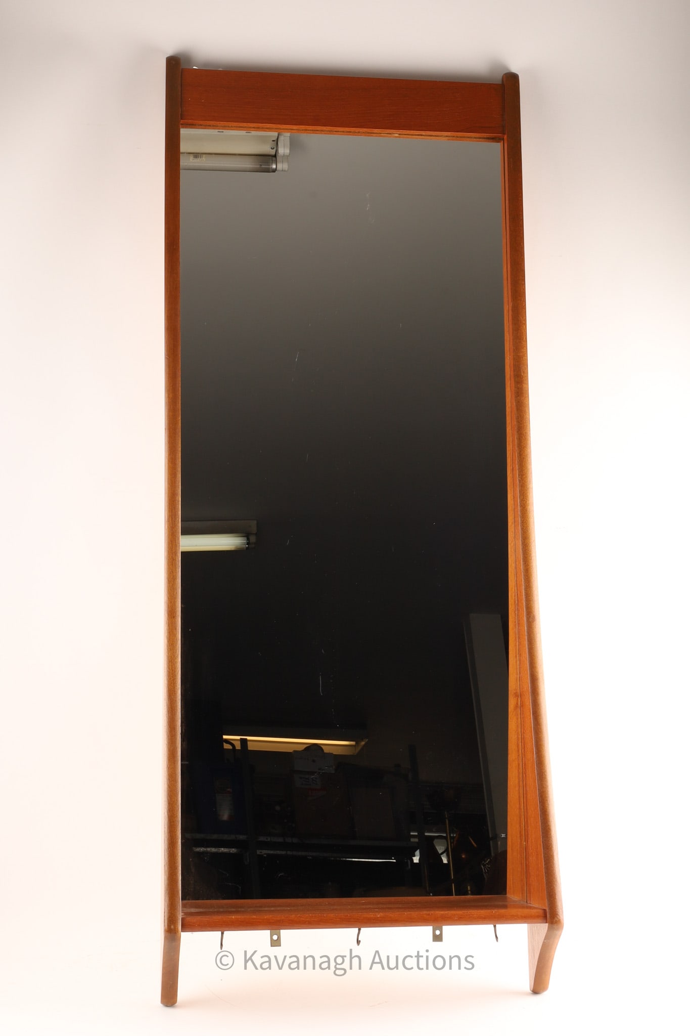 Danish Modern Teak Wall Mirror by Pedersen Hansen, Viby J, Mid-Century Modern (1 of 6)