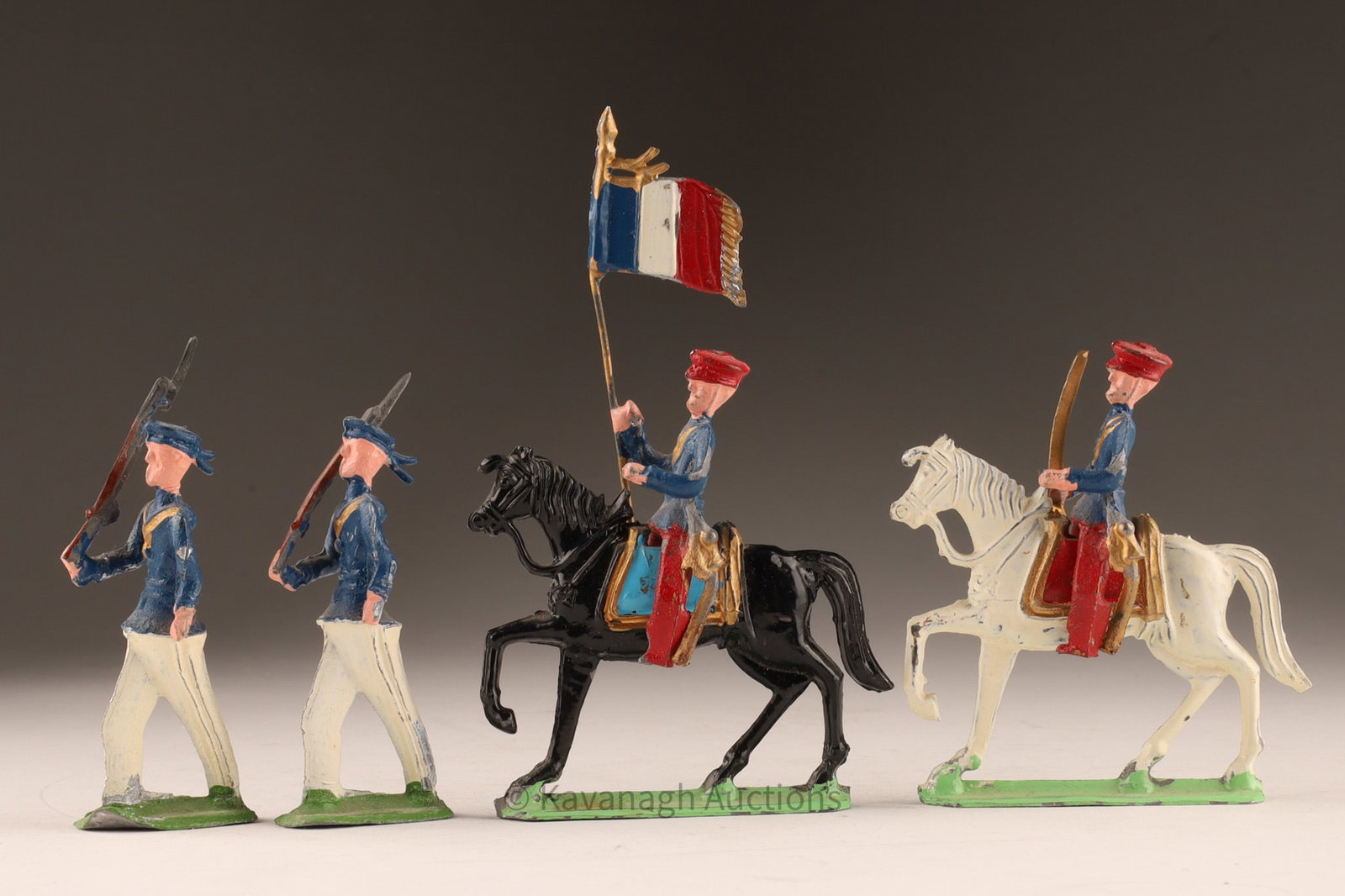 Set of French Military Toy Soldiers, Miniatures by W. Britain Ltd. (1 of 6)