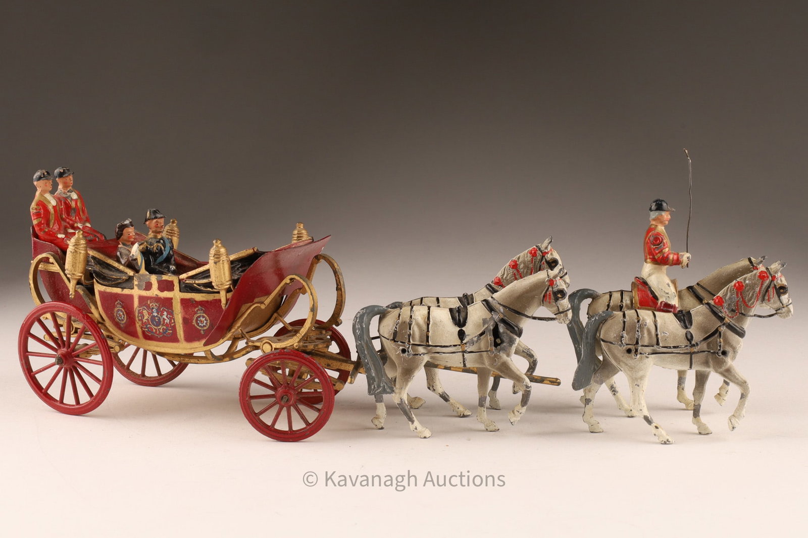 Vintage Britains Ltd toy model of a British Royal State Coach (1 of 9)