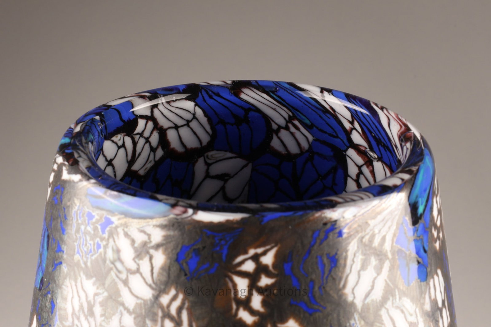 Vittorio Ferro Murano Murrine Art Glass Vase, Multicolour Mosaic, 11.5 in Italian Studio Glass - 5