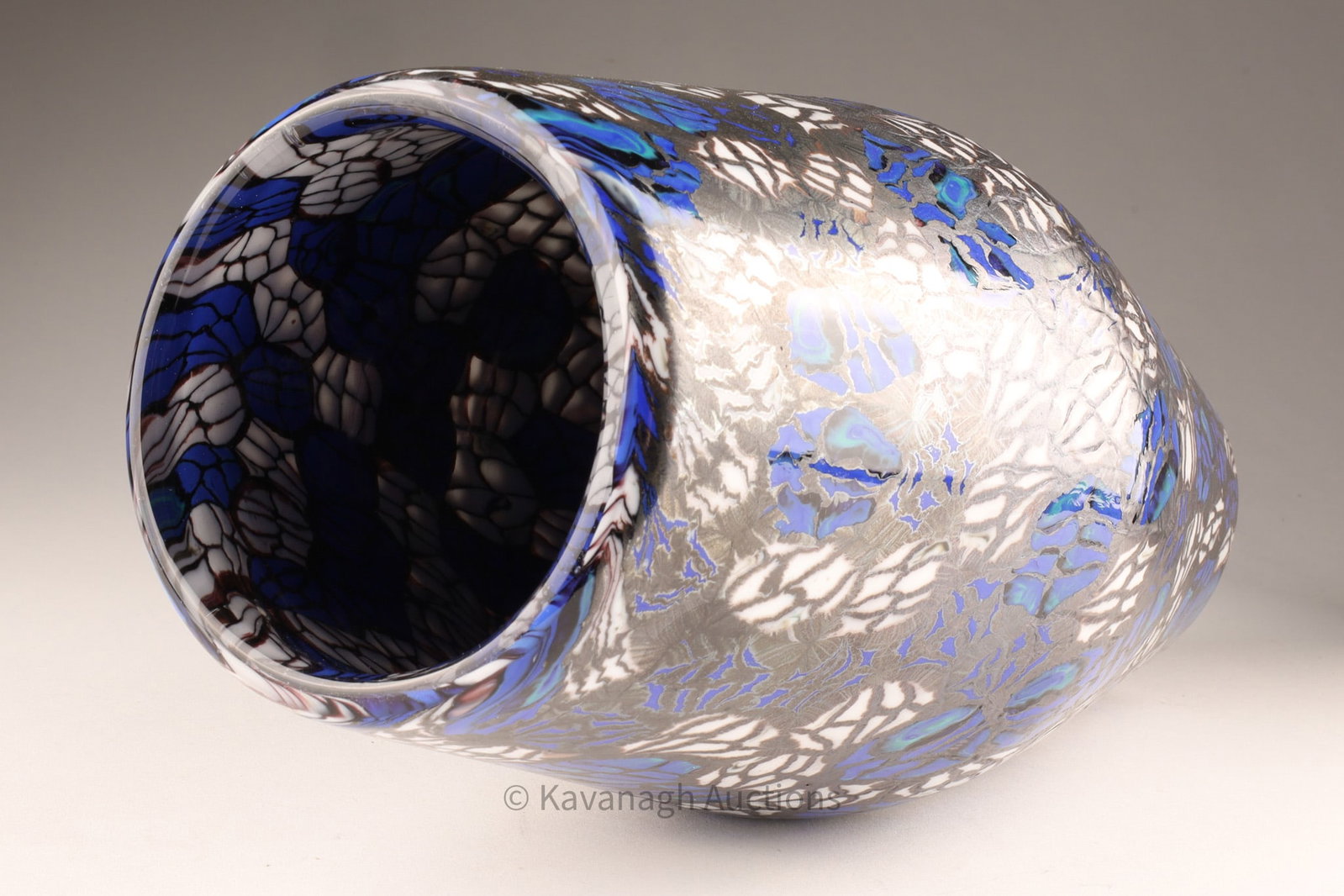 Vittorio Ferro Murano Murrine Art Glass Vase, Multicolour Mosaic, 11.5 in Italian Studio Glass - 6