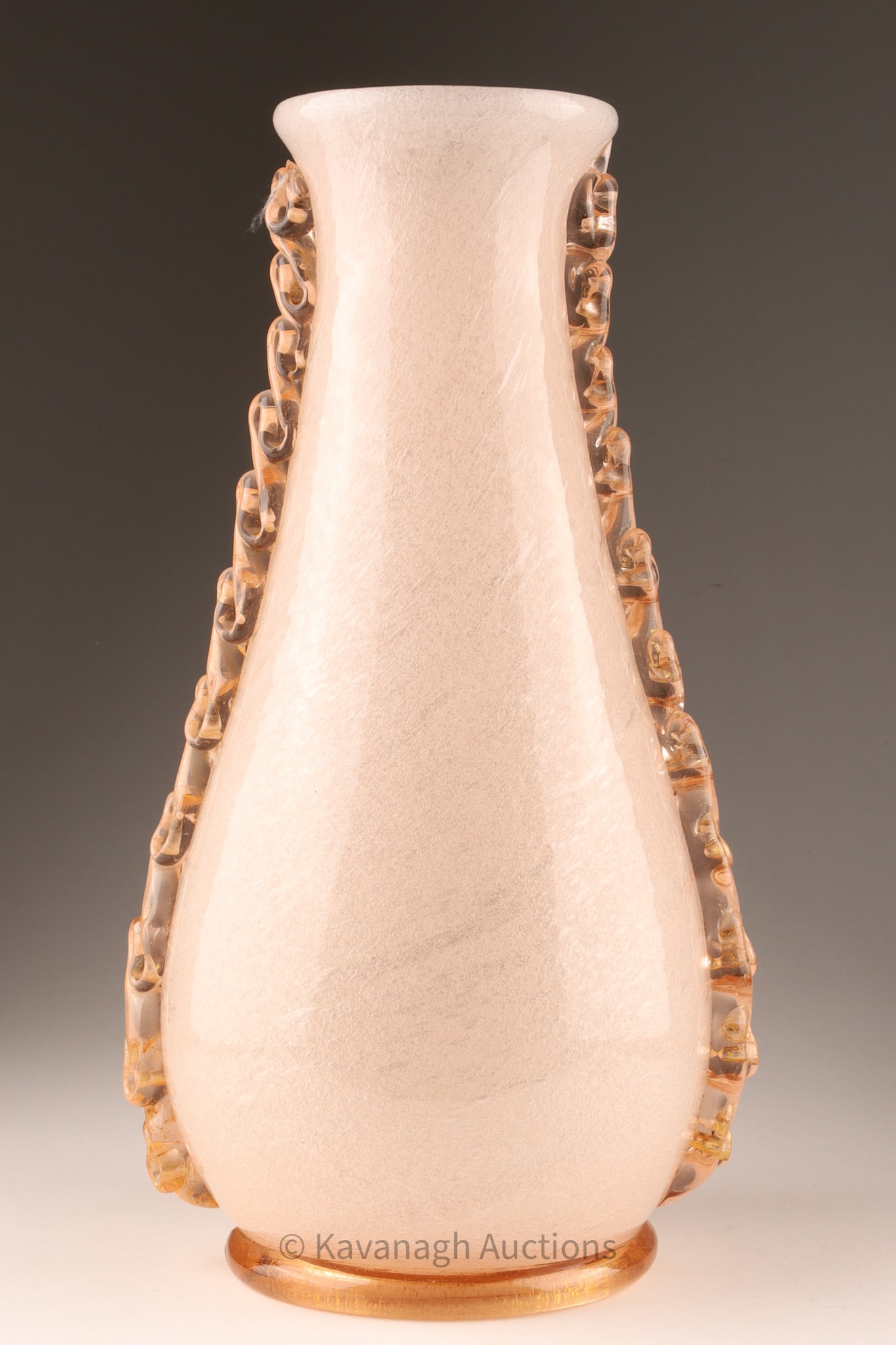 Alfredo Barbini Murano Pulegoso Glass Lamp Base Vase 1930s glass (1 of 10)