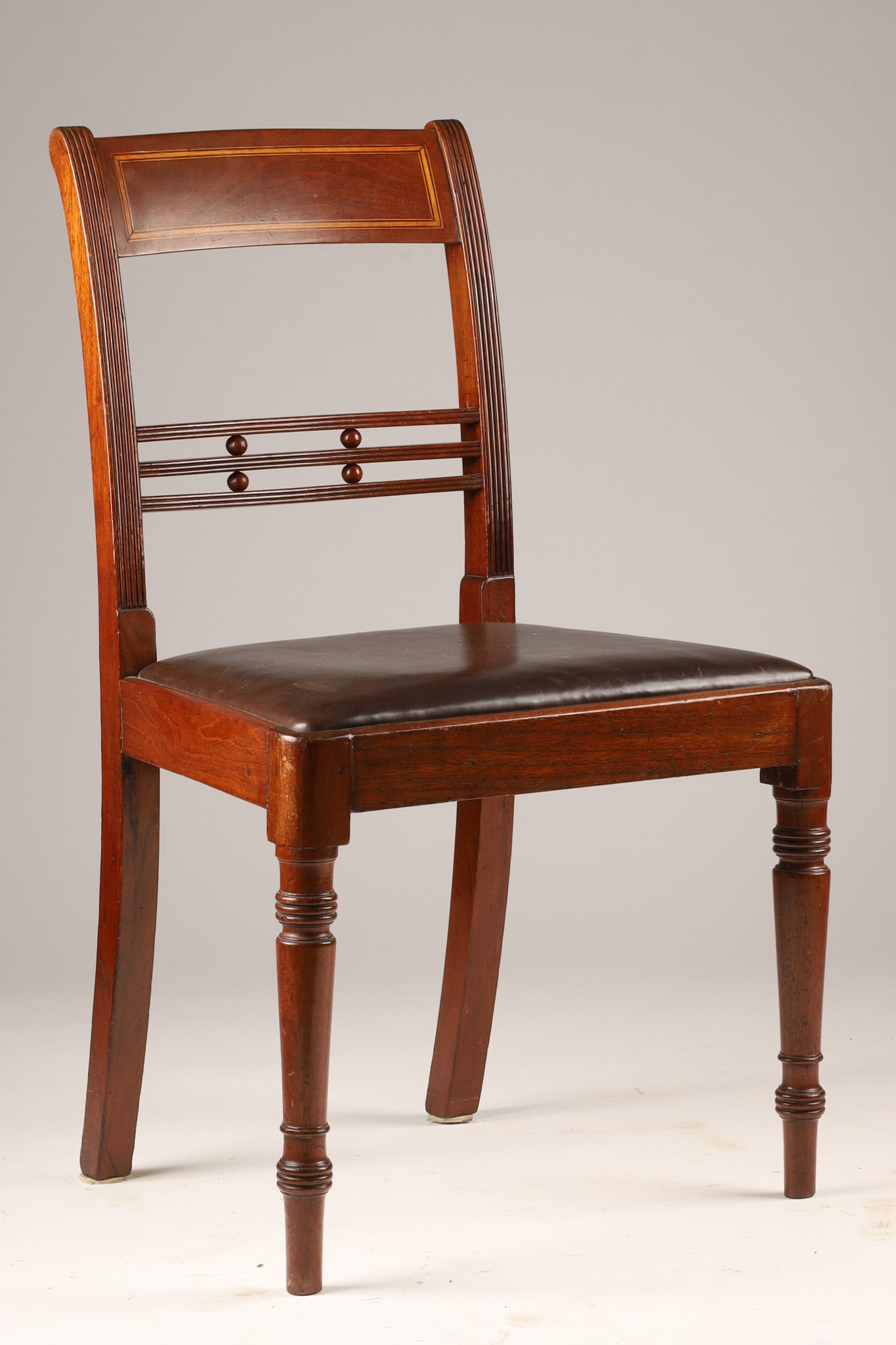 Early 19th C Regency Mahogany Dining Chair (1 of 8)