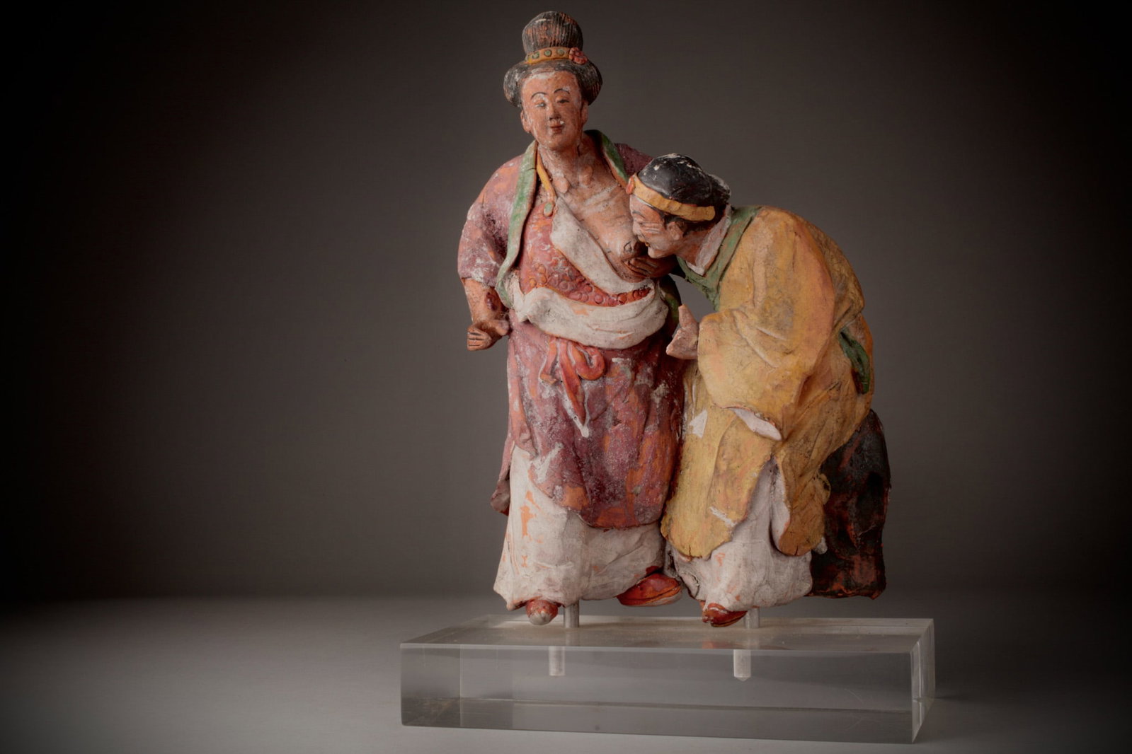 Yuan-Ming Chinese Earthenware High-Relief Filial-Piety Wall Fragment (1 of 10)