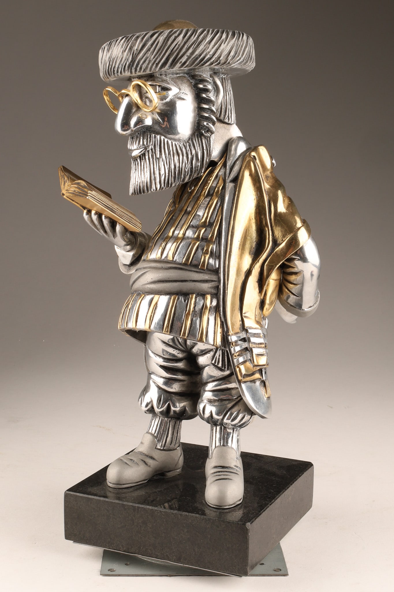 Frank Meisler (Israel, 1929 - 2018) Rebbe Mendel Sculpture (aka Reb Alter) Artist's Proof (1 of 8)