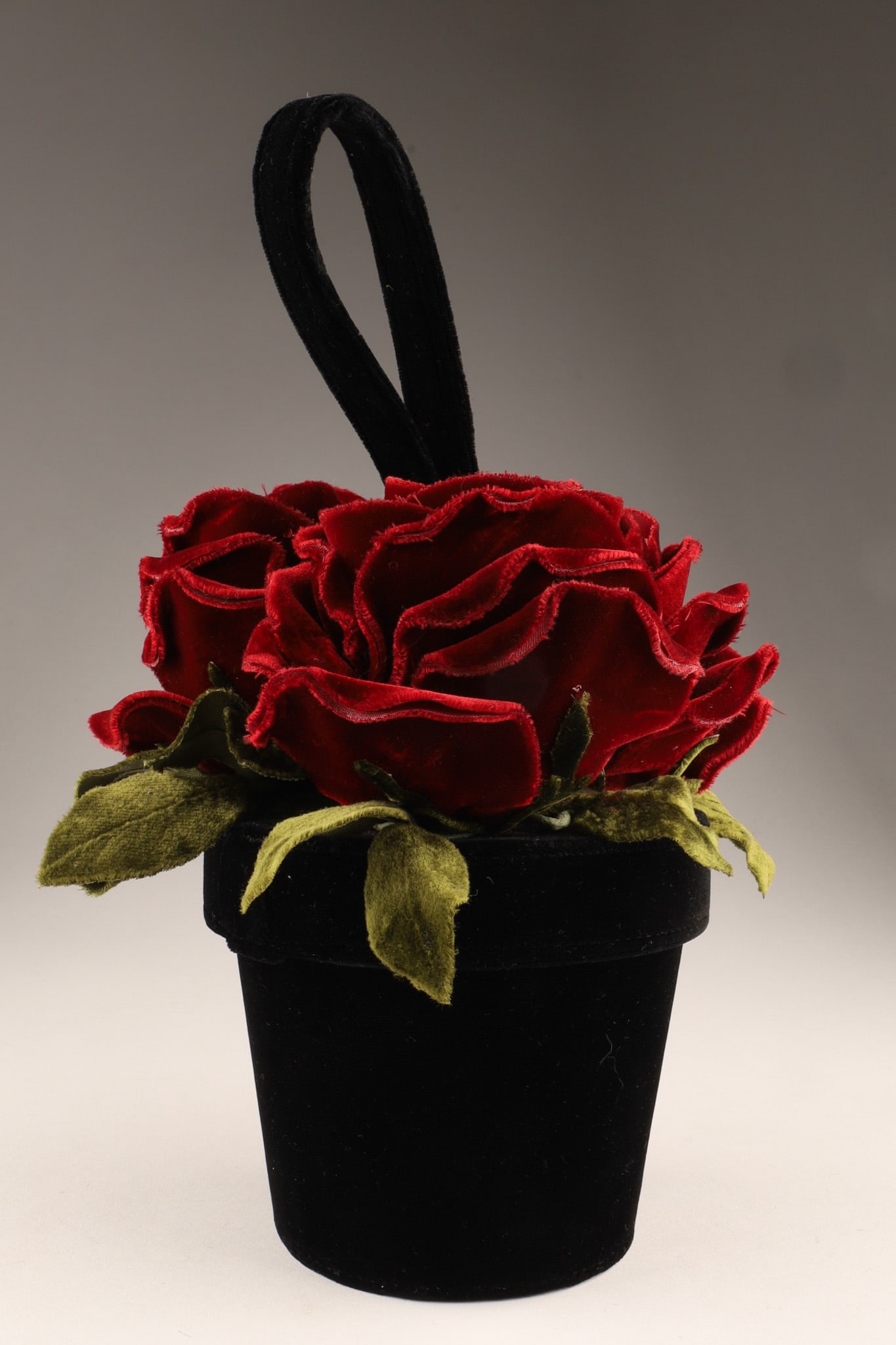 Lulu Guinness Figural Silk Velvet Flower Pot Handbag Purse 1990 (1 of 6)