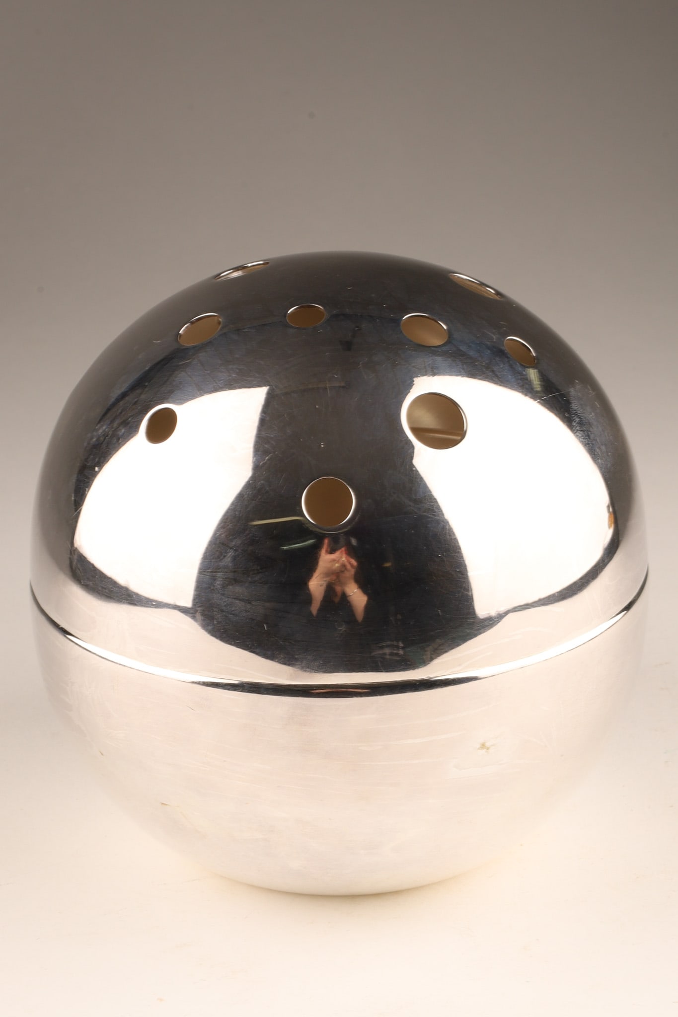 Gio Ponti (Italian, 1891-1979) for Christofle MCM Mars Spherical Flower Holder (1 of 5)