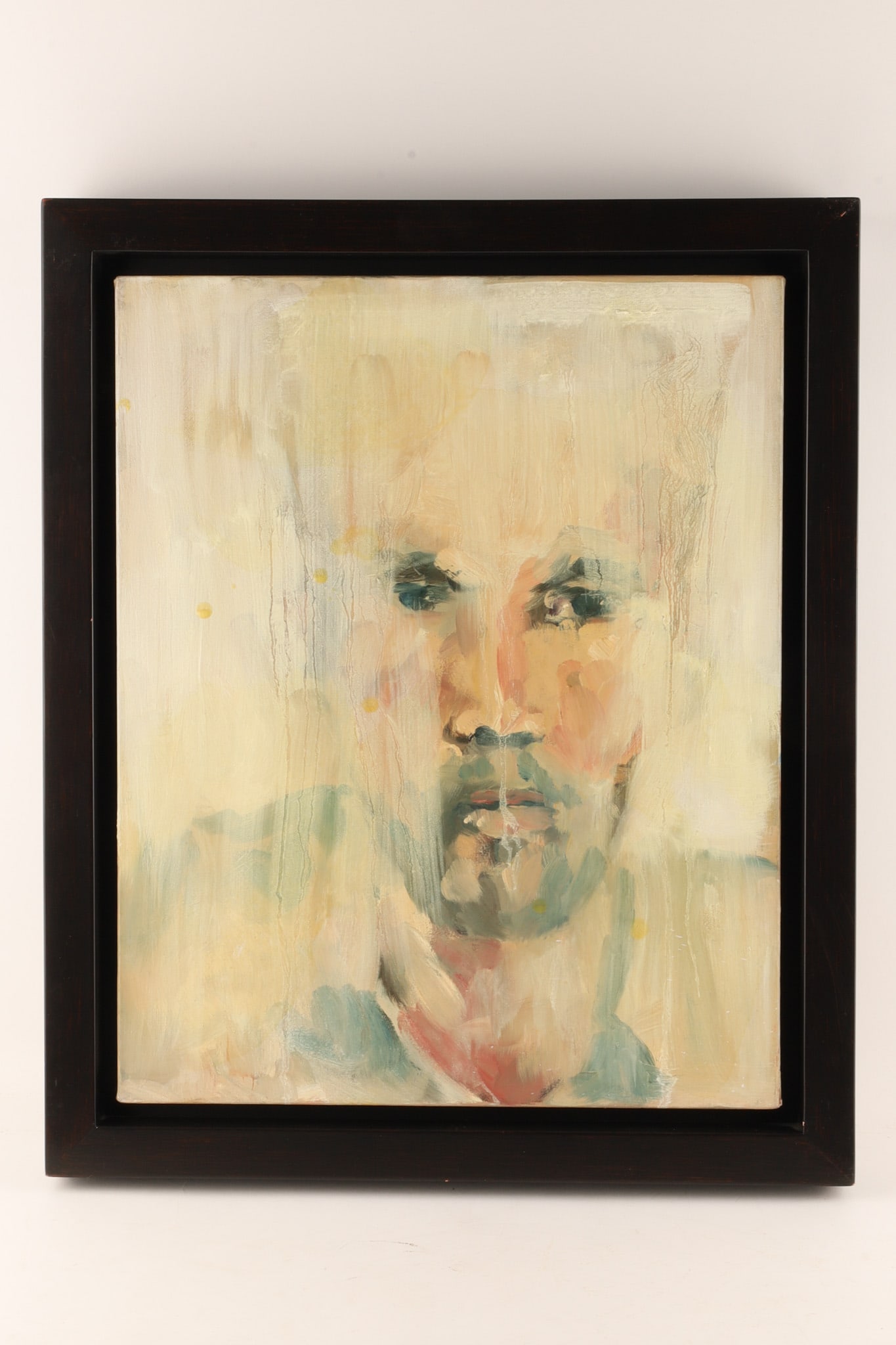 Jon Claytor (Canadian, b. 1972) Untitled Expressionist Male Portrait Oil on Canvas (1 of 5)