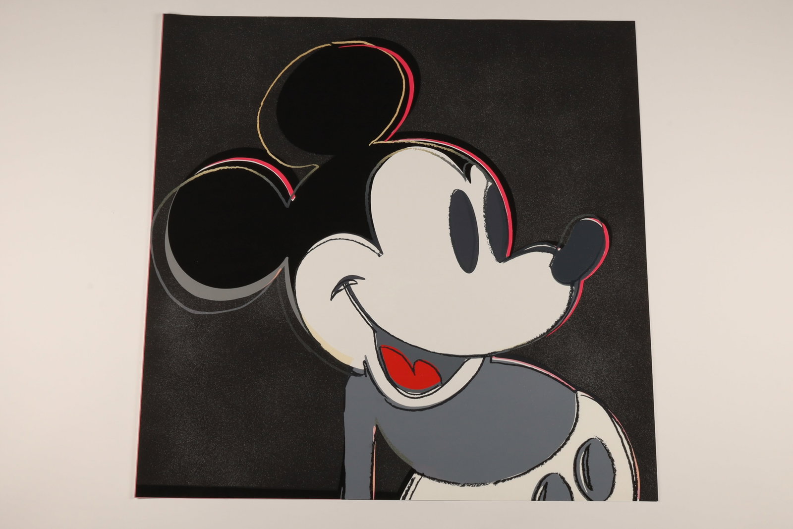 Andy Warhol Mickey Mouse Silkscreen Unsigned Proof with Diamond Dust 1981 (1 of 8)