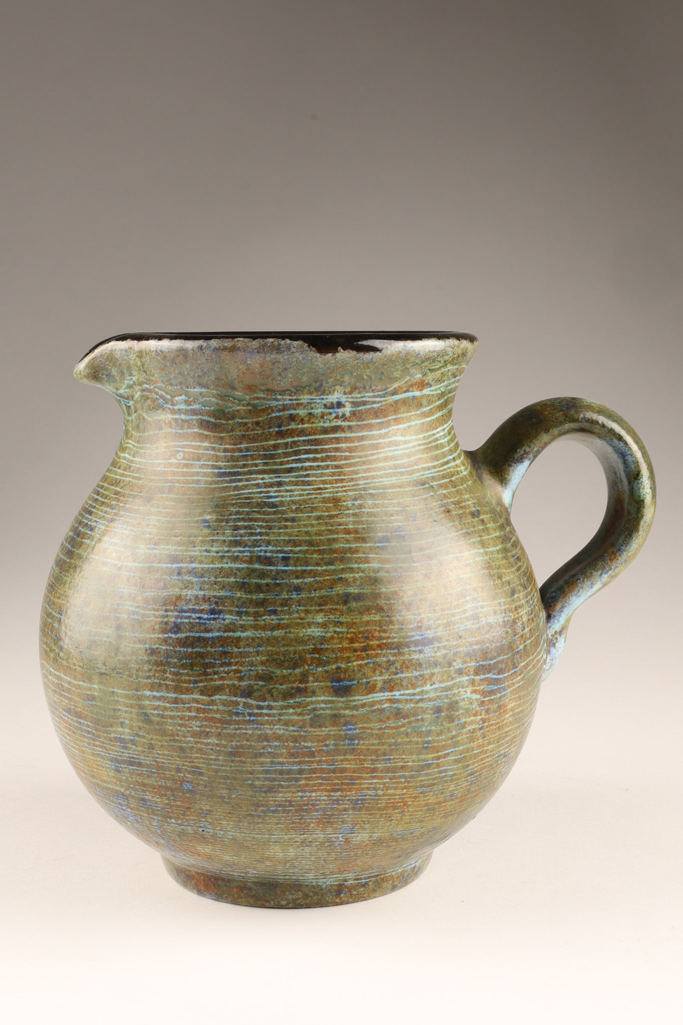 La Grange aux Potiers Rene Madeleine de Valence Pottery Jug (1 of 7)