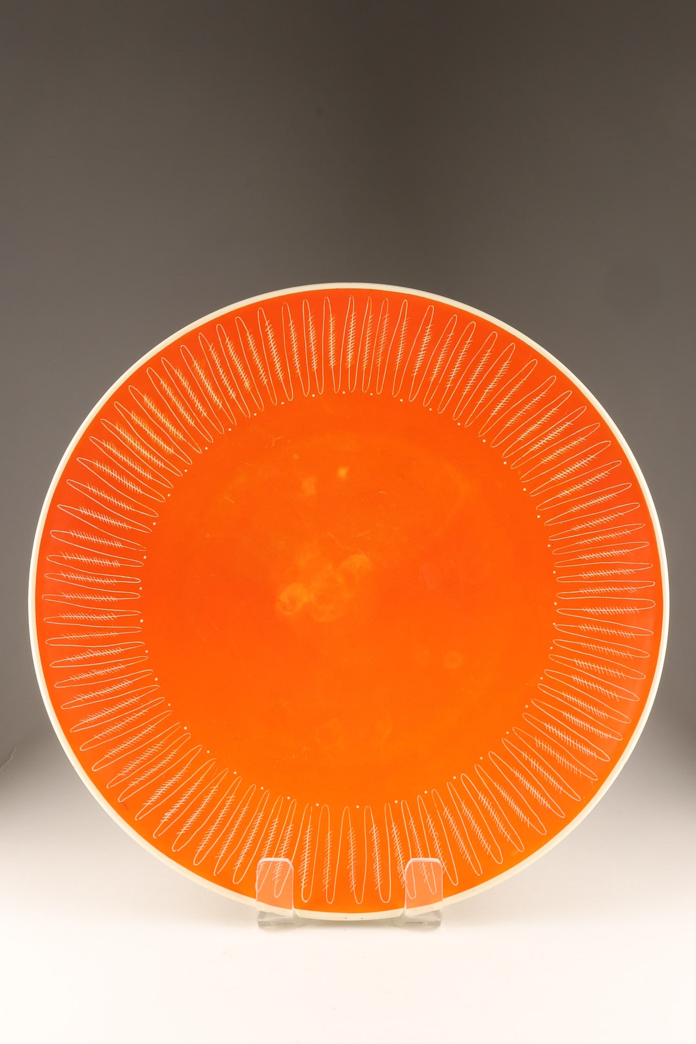 Art Deco Earthenware Orange Platter by Susie Cooper Crown Works (1 of 6)