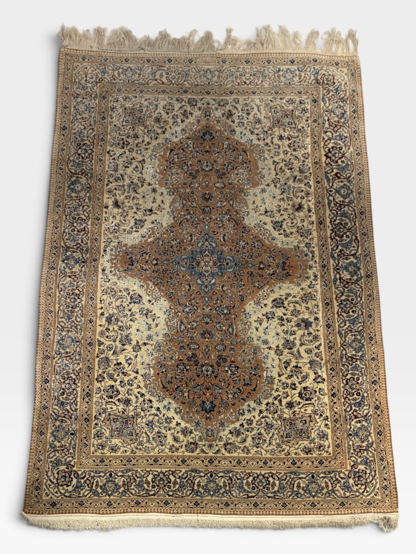 Fine Middle Eastern Ardakan Medallion Area Rug (1 of 6)