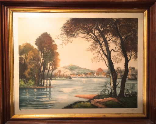 FR. Roth, Color Etching, (Possibly Friar Roth)