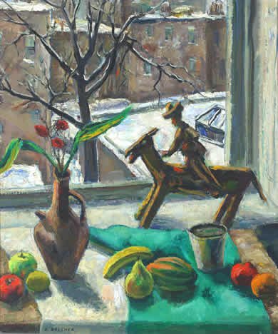 Brecher WPA Painting American Modern