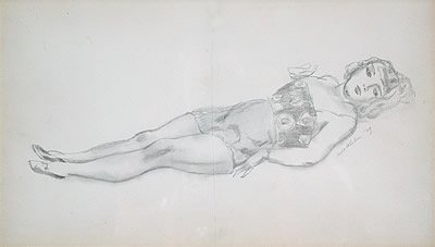 Walt Kuhn WPA Drawing American