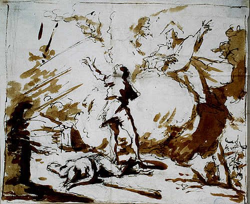 Tiepolo 18th Century Drawing Venetian Master