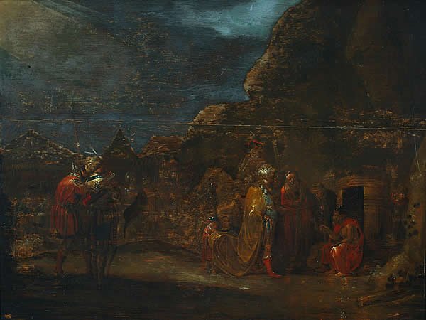 van der Lisse 17th Century Painting Dutch