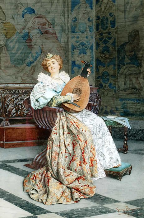Signorini Painting 19th Century Italian