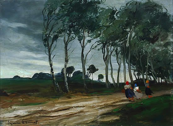 Leon Suzanne Painting French Impressionist