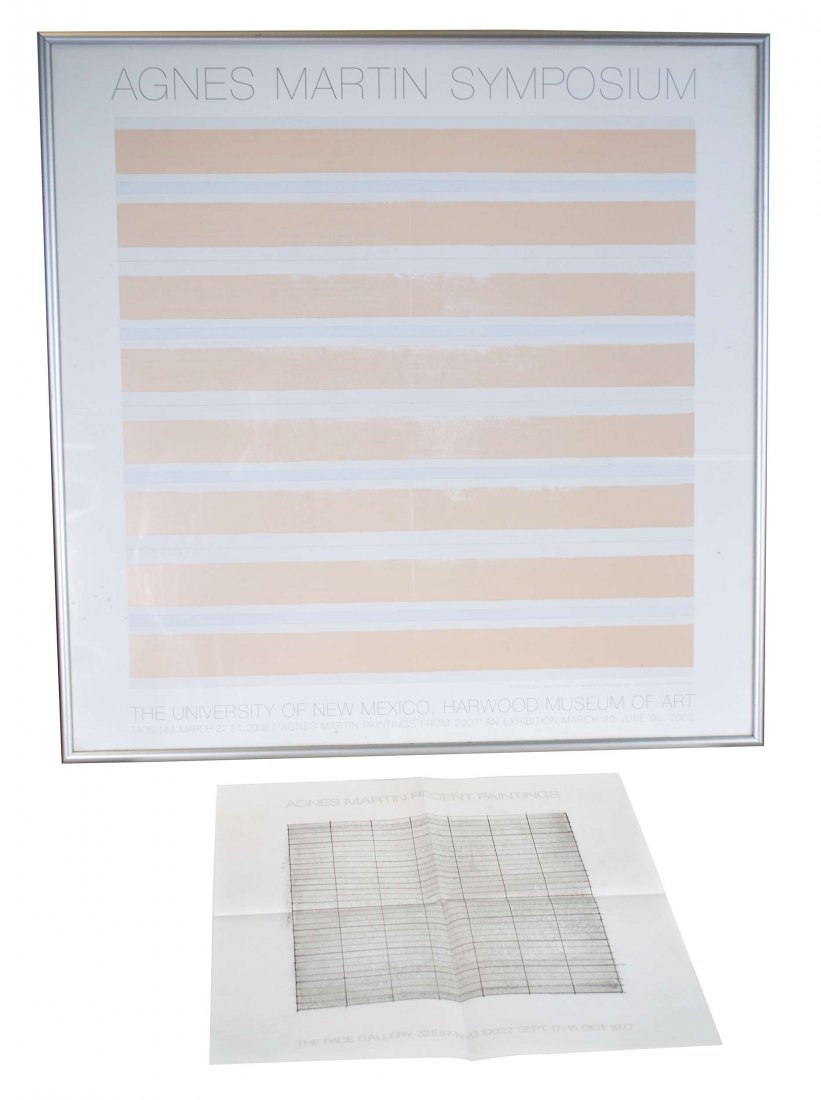 Agnes Martin (American, 20th Century) (1 of 2)