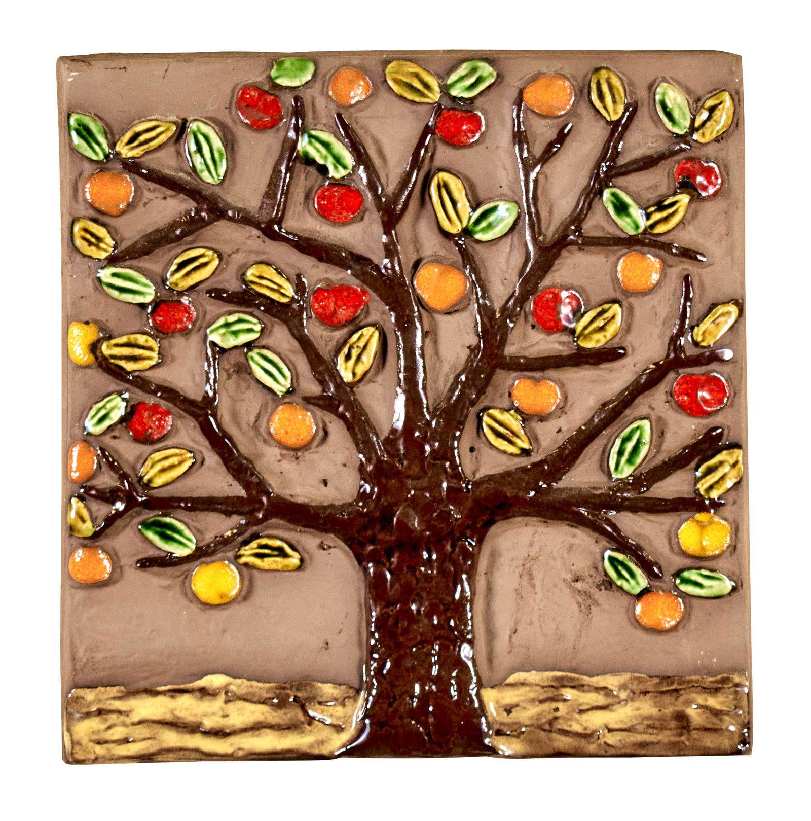 Stoneware Wall Plaque  (Swedish, Mid Century) (1 of 1)