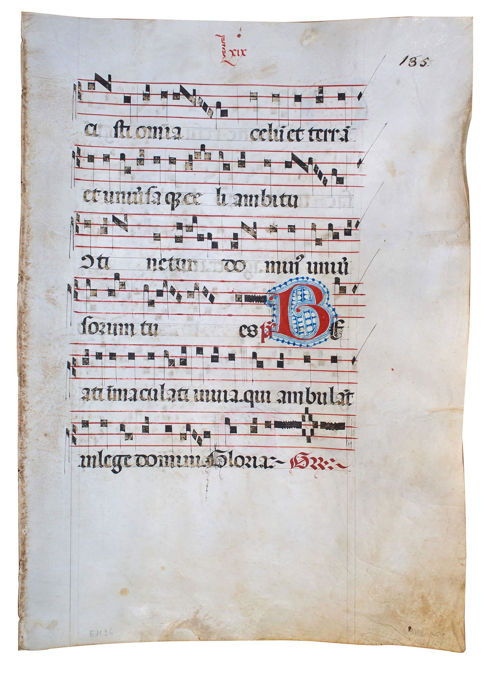Medieval Psalter Leaf (1 of 2)
