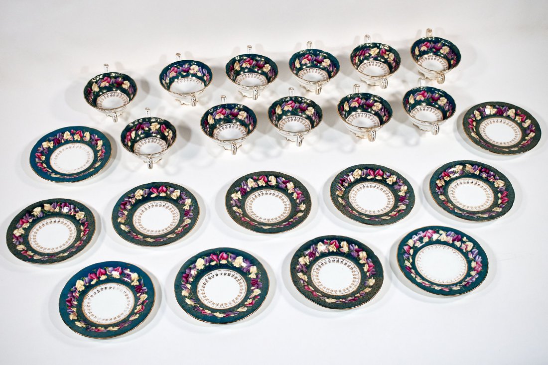 Cauldon Floral Bouillon Service (Antique) (1 of 3)