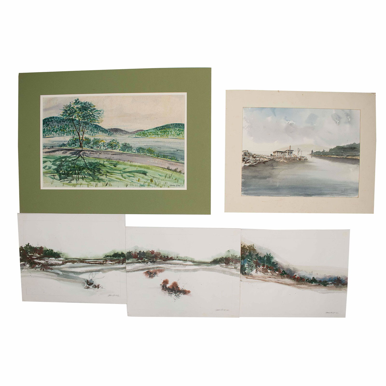 Contemporary Watercolor Collection  (20th Century) (1 of 1)