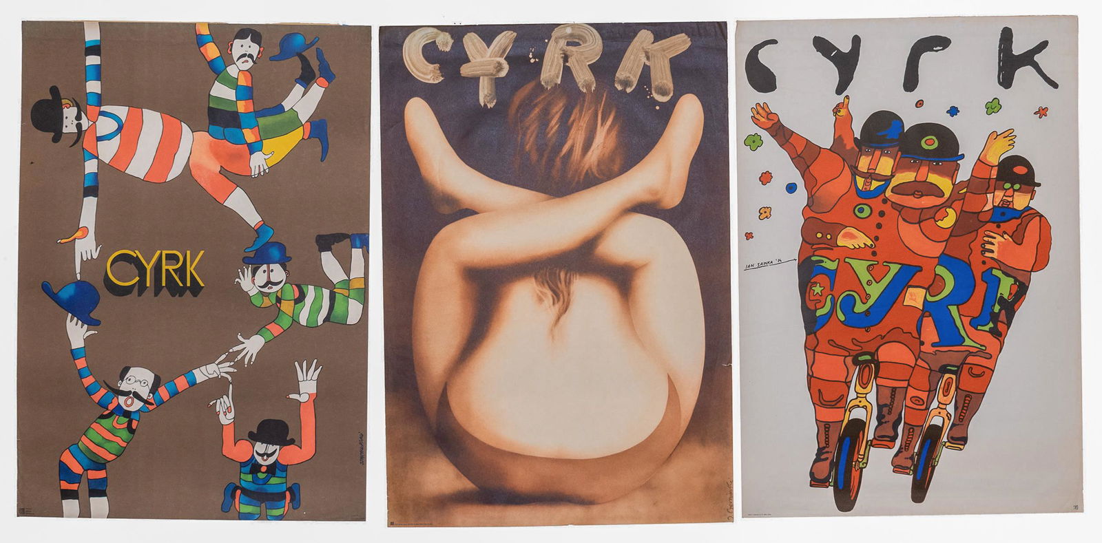 Polish CYRK Circus Posters (Poland, Circa 1970) (1 of 2)