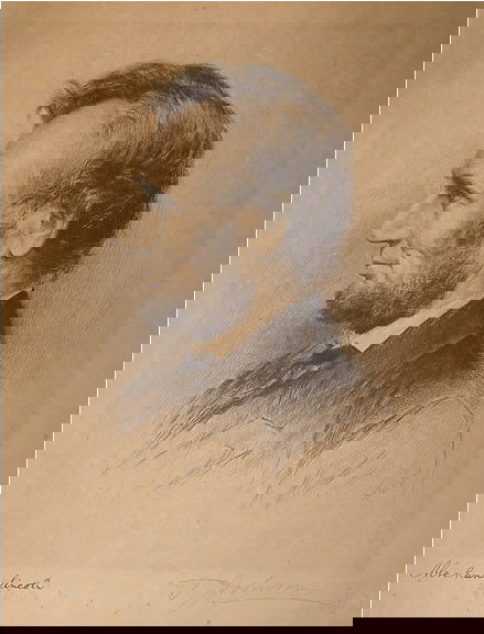 Johnson American Etching Abraham Lincoln: Thomas Johnson (1844-1904) American; New York City. Portrait of Abraham Lincoln. Engraving. Sheet: 15 x 11 ½ in. Signed in pencil lower right by Johnson. Facsimile of Lincoln's signature lower left.